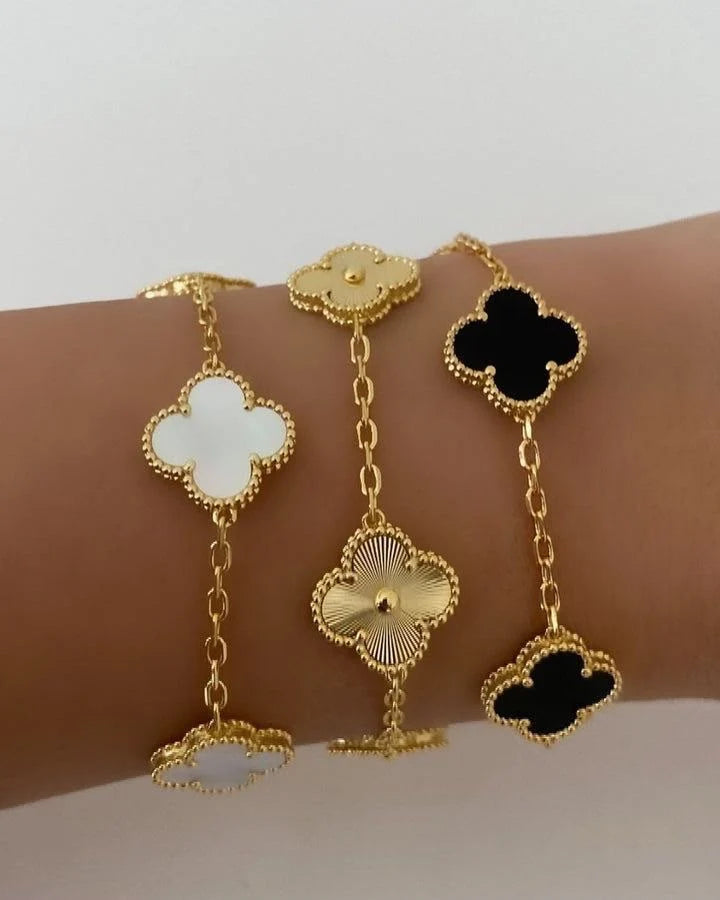 The Clover Trio | 3-Piece Bracelet Set